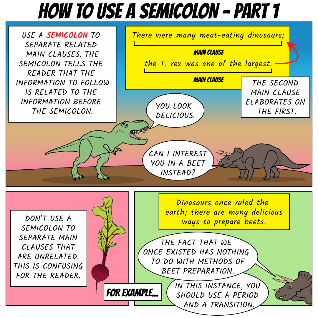 Semicolons Super ELA 